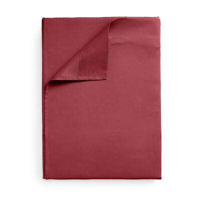 Mellanni 1 FLAT SHEET ONLY Iconic Collection Microfiber Single Top Sheet