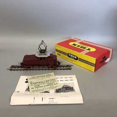Trix Express H0 2238 Rangierlok Elektrolok 3-Leiter rot | Vintage TOP in OVP #7