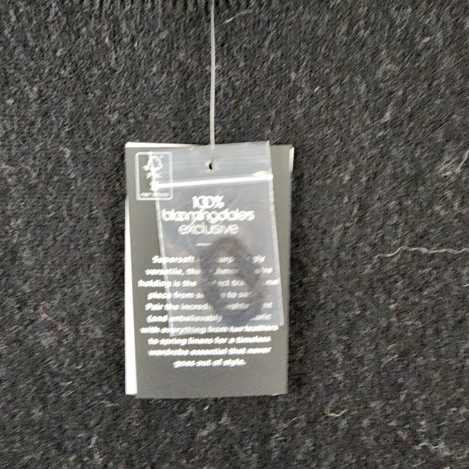 C by Bloomingdale's Cashmere Boat Neck Side Slit Asymmetrical Sweater Women's XS - Picture 5 of 12