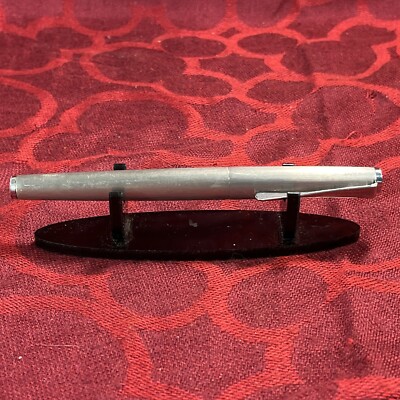 LAMY Studio Fountain Pen, Brushed Stainless Steel, Fine Nib (L65F) 4000436 -7383