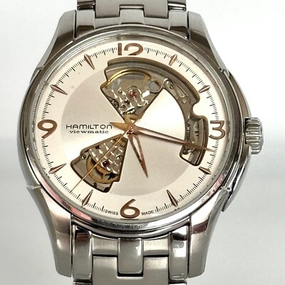 Hamilton Jazzmaster Viewmatic H325650 Automatic Skeleton Silver 25 Jewels