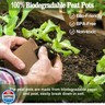 INCIKITI Biodegradable Peat Pots for Seedling - 120 Pack 3.15 inch Biodegradable Plant Seed Starters Kits with 30 Plant Labels, Garden Germination Nursery Pots for Flower Vegetable Seed Germination