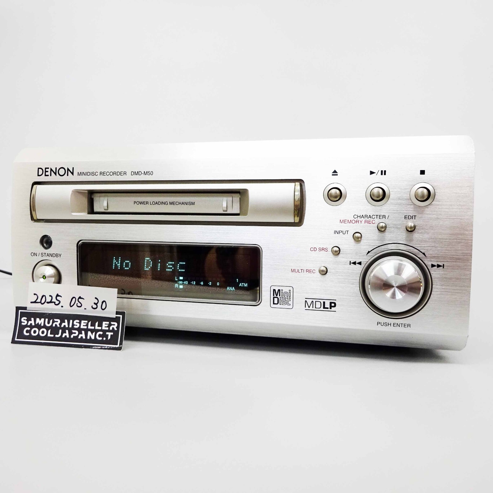 0245 DENON DMD-M50 MDレコーダー MDLP対応 単独リモコン付 動作保証30日