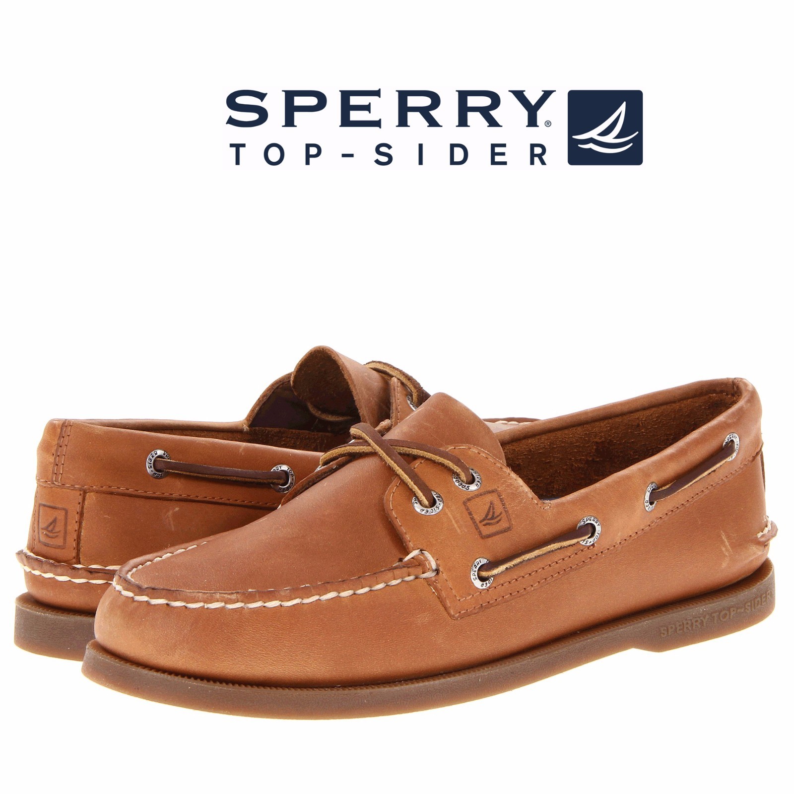 O 2-Eye Boat Shoes Sahara Leather 