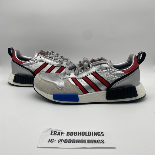 Size 9 - adidas Originals Rising Star R1 Silver Metallic Size 9 - adidas Originals Rising Star R1 Silver Metallic