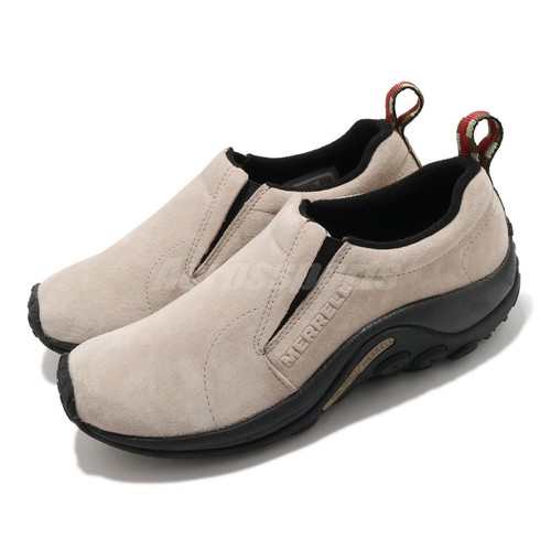 Merrell Jungle Moc Классические темно-серые, бежевые, черные женские повседневные мокасины без застежки J60802