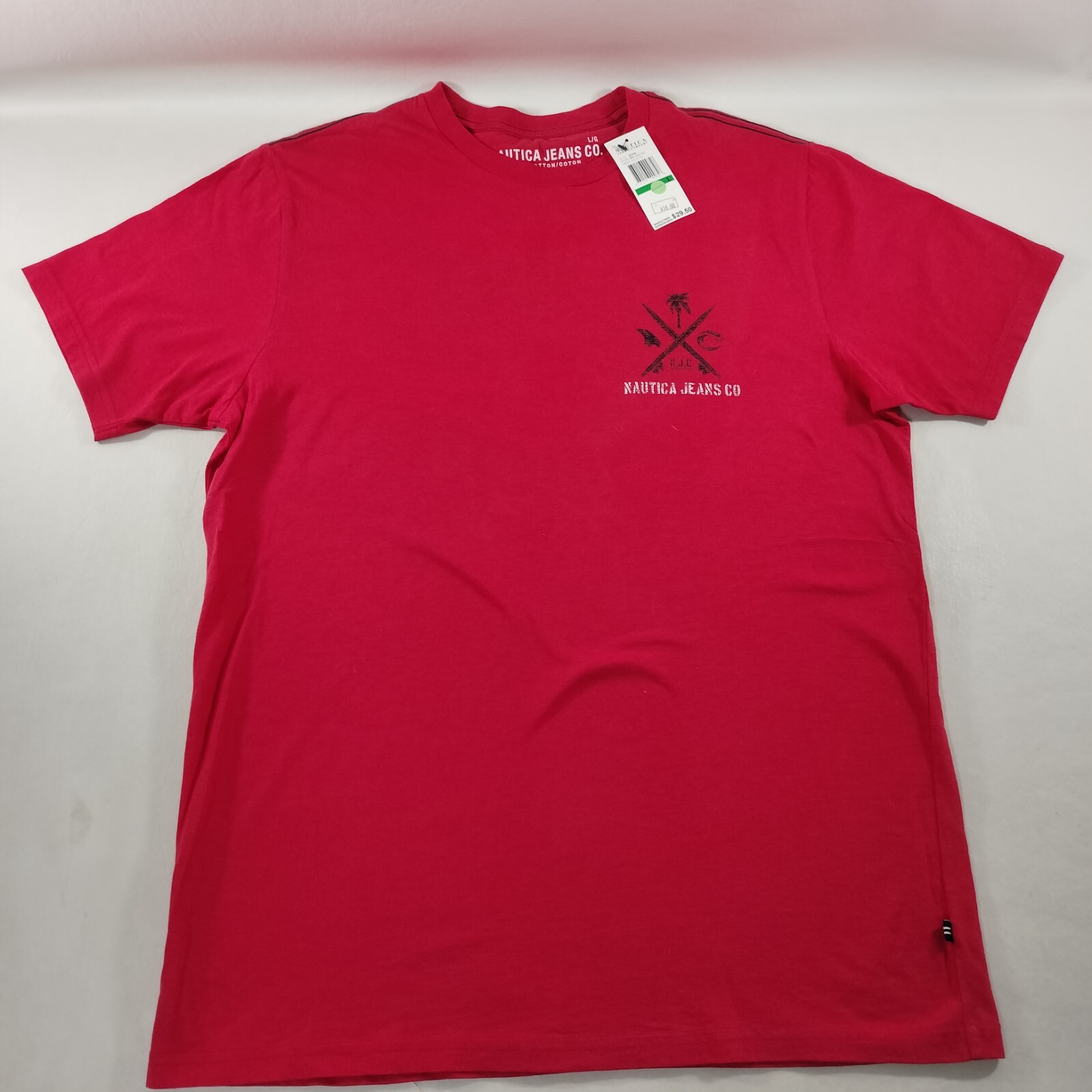 YARDSALE Wave TEE RED Tシャツ　Lサイズ NWT Nautica Mens T-Shirt Red California Coastal Graphic