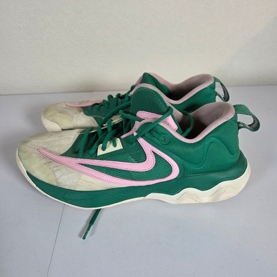 Nike Zoom Freak 3 Mens Basketball Shoes Green Pink Size 11