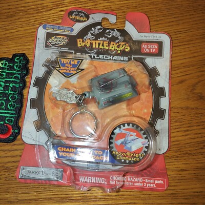 Jakks Pacific 2001 Road Champs BattleBots BioHazard Battle Key Chains New NOS