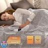 blunique Heated Blanket Electric Blanket King - Fast Heating Blanket Throw Dual Control Double Sided Sherpa with 6 Heating Levels and 1-10 Hours Auto Off, Mashine Washable, 90 x 100 Inches, Sage