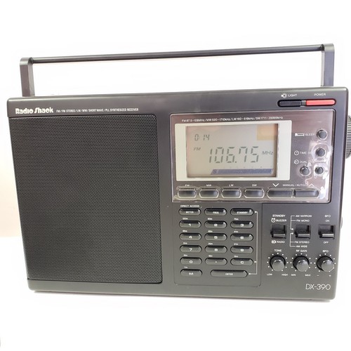 Radio Shack DX-390 FM/FM Stereo/LW/MW/Shortwave PLL Synthesized Radio Receiver