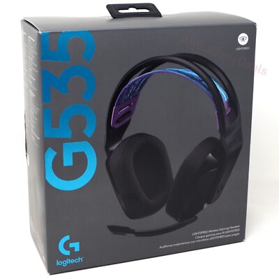 Logitech G535 Lightspeed Wireless Gaming Headphones with Mic PS5 PS4 PC Mac