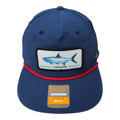 Richardson Charleston Tarpon Patch Rope Braid Snapback Cap Trucker Baseball Hat