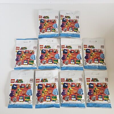 SEALED Lego Super Mario 71402 "Series 4" Character Packs LOT OF 10 Blind Bags