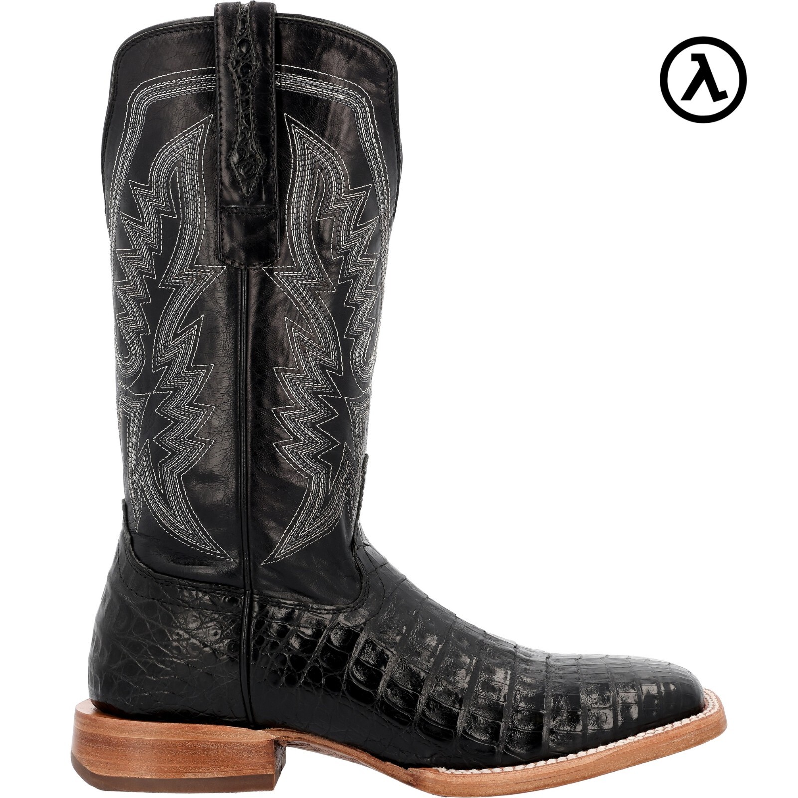 Pre-owned Durango Boots Durango® Prca Collection Caiman Belly Western Boots Ddb0470 - All Sizes - In Black Stallion