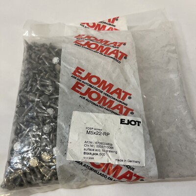 EJOT FDS Screw 500 Pk, M5x22-RP