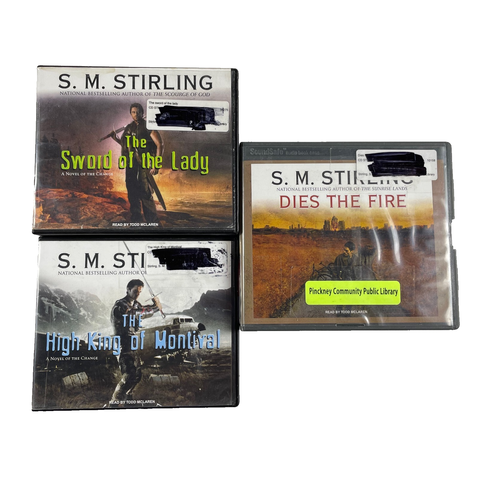 3 S. M. Stirling EMBERVERSE Unabridged lot Dies the Fire Sword of the Lady