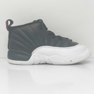 Nike Boys Air Jordan 12 850000-006 Черные баскетбольные кроссовки, размер 10C