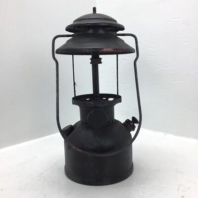 Red/Black Coleman Model 200A Black Band Lantern vintage
