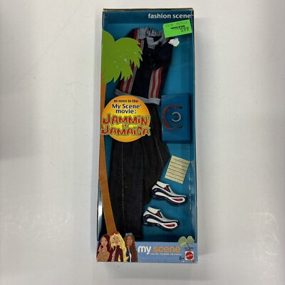 2004 My Scene Barbie Jammin In Jamaica Boys Clothing Pack Men Outfit C4888 NIB!
