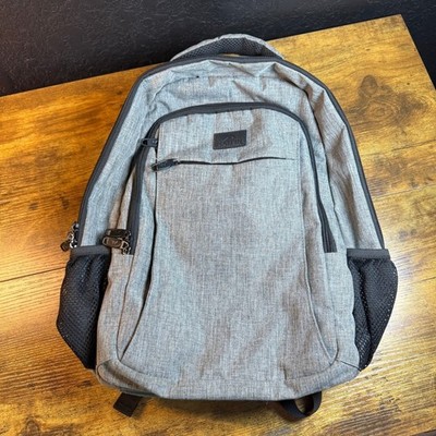 Matein Travel Laptop Backpack Grey Polyester Backpack Unisex Large