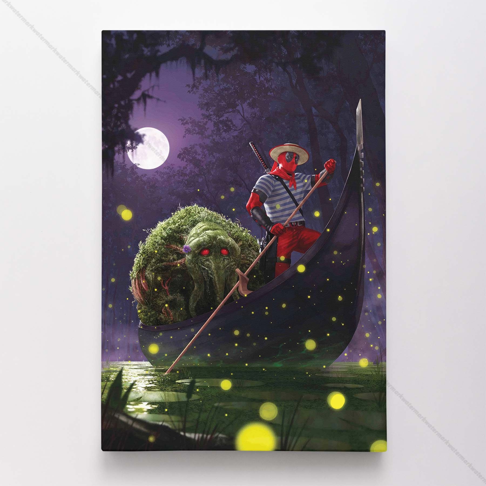 Deadpool Poster Canvas Marvel Comic Book Cover Art Print #48805