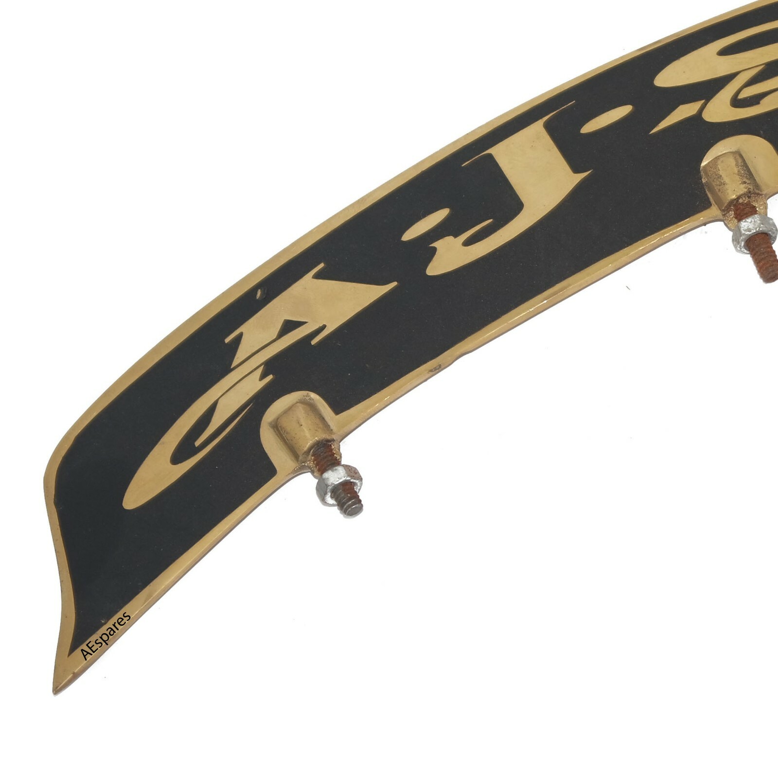 Front Mudguard Number Plate Brass For AJS Motorcycle 