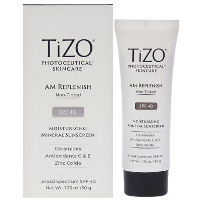Photoceutical AM Replenish SPF 40 - Non-Tinted by Tizo for Unisex - 1.75 oz