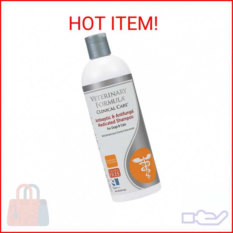 Veterinary Formula Clinical Care Antiseptic and Antifungal Medicated Shampoo for