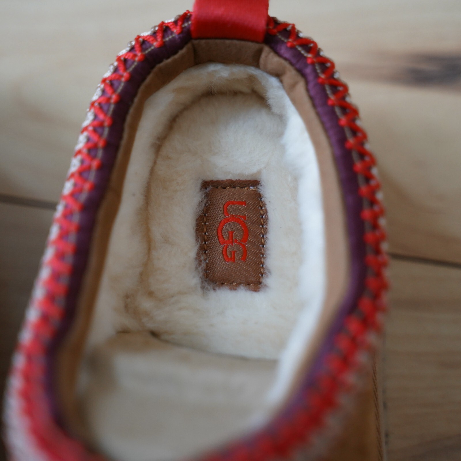 Pre-owned Ugg Tasman Tazz Platform Slipper Three Colors Olive Green/ Chestnut/black Size 9