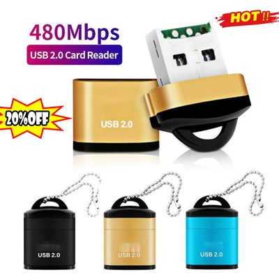 Memory Card Reader Adapter High Speed USB 2.0 Reader for Micro SD SDHC SDXC FAST