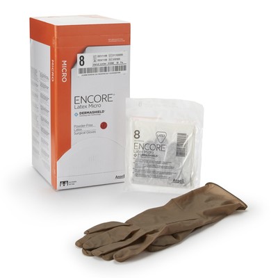 ENCORE Latex Micro Latex Surgical Glove Standard Cuff Length SIZE 8 50 per Box