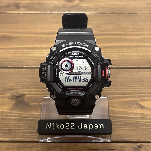 CASIO G-SHOCK GW-9400J-1JF Black Red Master of G RANGEMAN