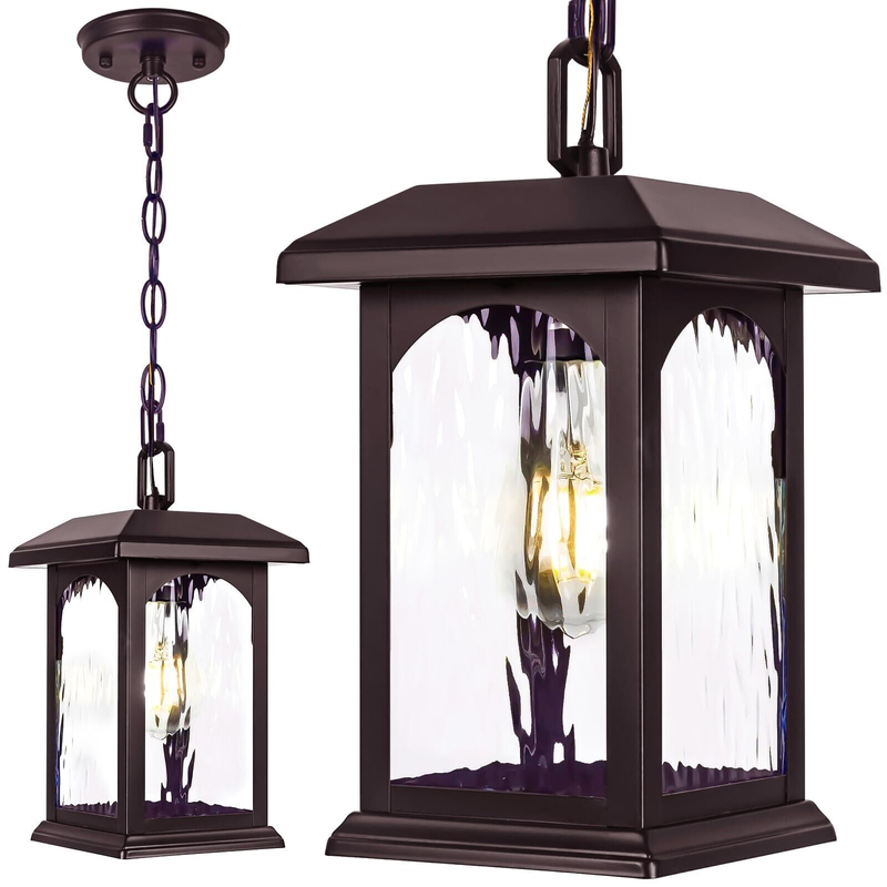 Rubbed Bronze, Exterior Chandelier Hanging ...