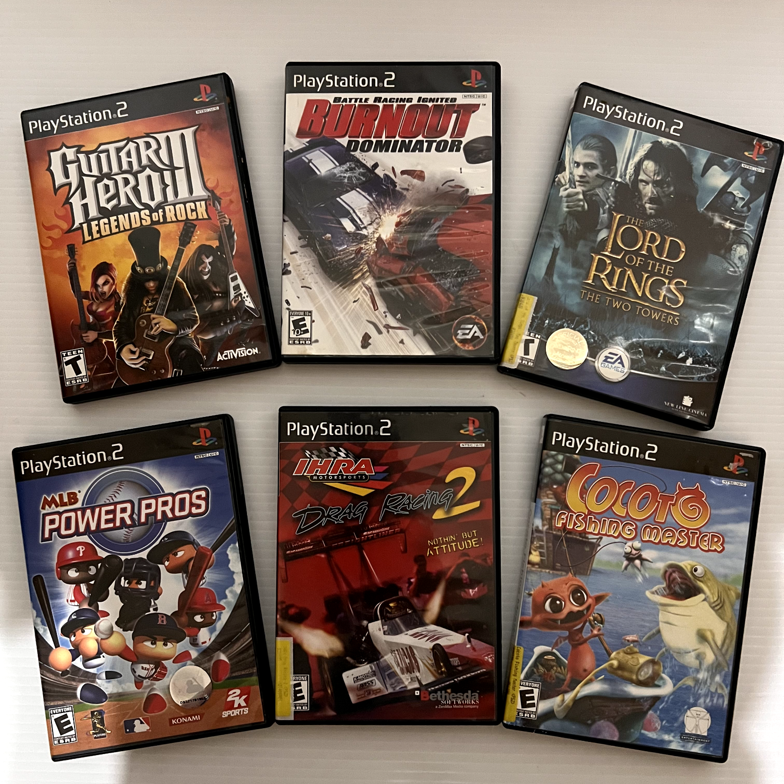 17 Game Lot PS2 (PlayStation 2 Ps Racing, Sports, Basketball