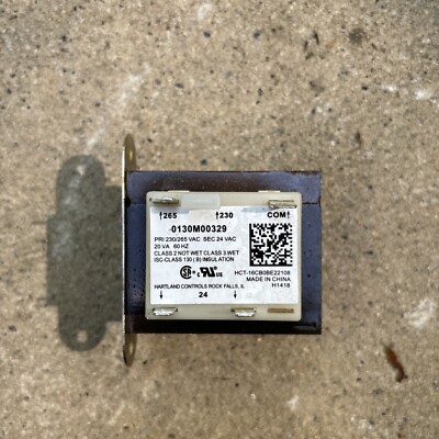 Genuine OEM 0130M00329 Amana Goodman Transformer  230/265V Pri To 24V Sec 20Va