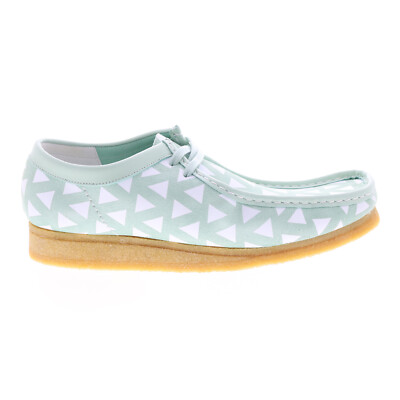 

Clarks Wallabee 26160206 Мужские зеленые замшевые оксфорды и повседневная обувь на шнуровке 7.5, Зеленый, Clarks Wallabee