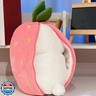 Mukorolee 2PCS Reversible Carrot Strawberry Bunny Plush with Zipper, Easter Bunny Stuffed Animal Toy, Cute Rabbit Plushie Birthday Gift for Boys Girls Kids (1pcs 10