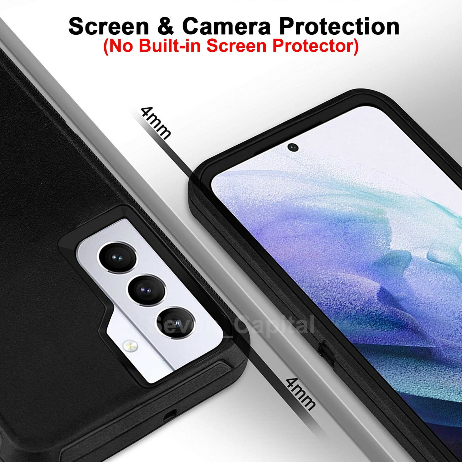 For Samsung Galaxy S23 S22 22 21 Ultra Shockproof Protective Rugged Case Cover