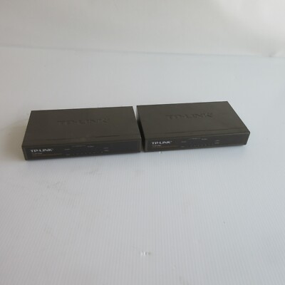 Lot of 2 TP-Link TL-SF1008P 8 Port Gigabit PoE Switch 10/100Mpbs, No Adapter