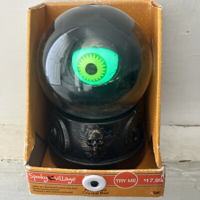 Gemmy Halloween Talking Eyeball Motion Activated 2016 Spooky Tested N Works