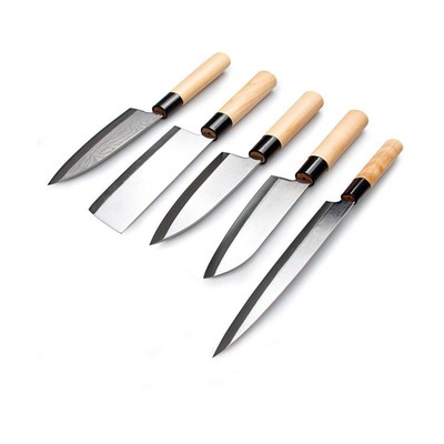 Waterboss Sushi & Sashimi Chef s Knives,Set of 5 Japanese Sushi Chef Knives -...
