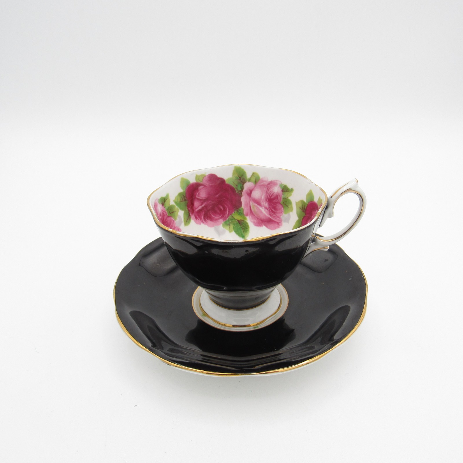 Vintage Old English Rose, Royal Albert, Bone China, England, Cup and Saucer