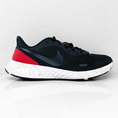 Nike Mens Revolution 5 BQ3204-003 Черные кроссовки для бега, размер 8