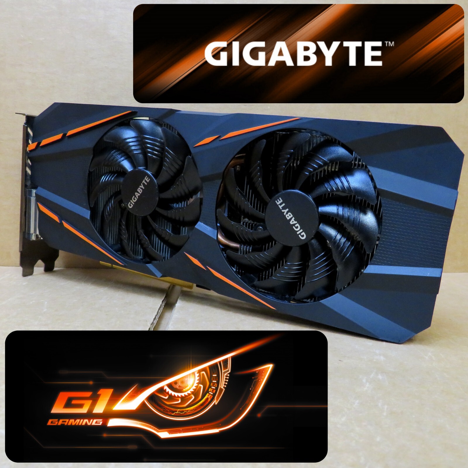 GIGABYTE GeForce GTX 1060 G1 GAMING 6G GPU w/6 GB GDDR5