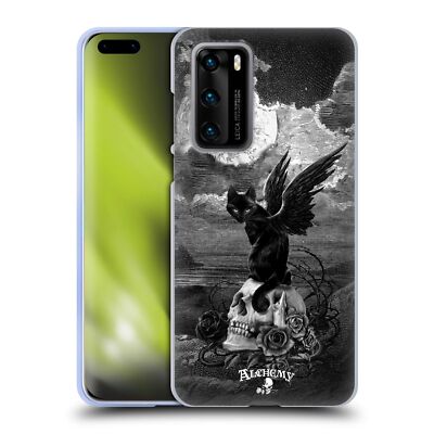 OFFICIAL ALCHEMY GOTHIC CATS SOFT GEL CASE FOR HUAWEI PHONES 4