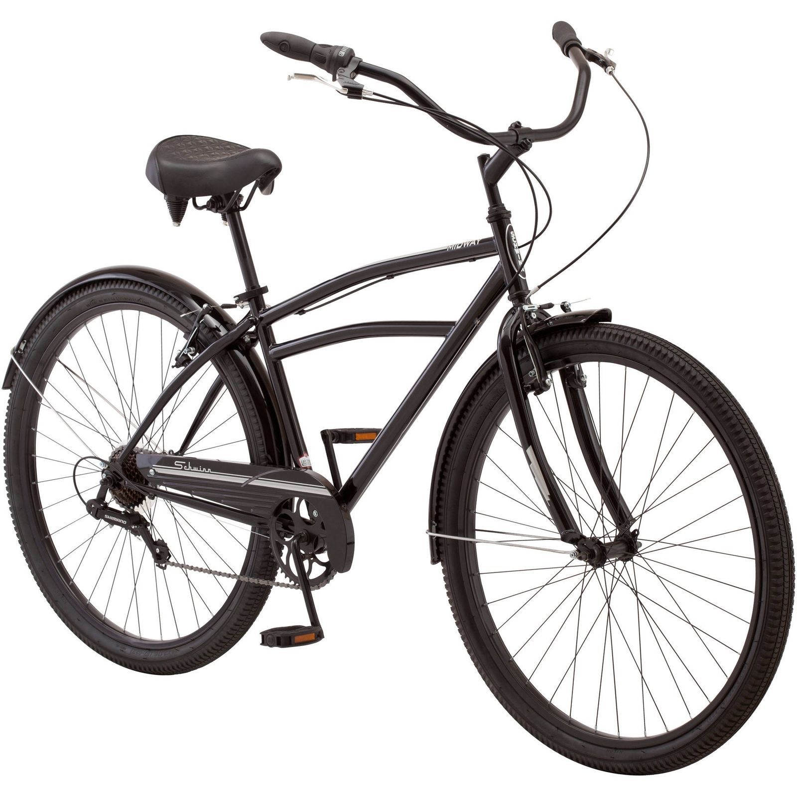 Men's Cruiser Bike 29" Midway Steel Cruiser Style Frame Riding Adult Padded Seat