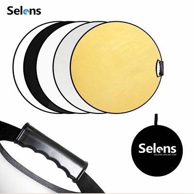 Light Reflector Photography Selens 5-in-1 Oval Reflector With