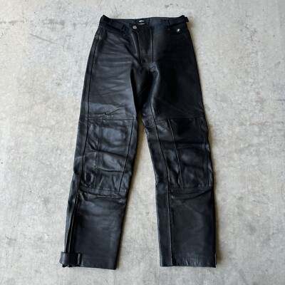 Vintage BMW Mens Leather Motocycle Racing Pants Sz 40r