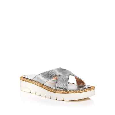 

Женские шлепанцы Roza Lift Stuart Weitzman, серебро: 38,5 евро, США 8, Серебряный